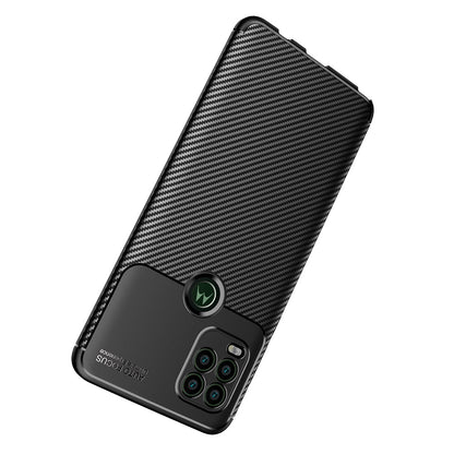 Carbon Fiber Texture Anti-Drop TPU Phone Case Cover for Motorola Moto G Stylus 5G (2021)