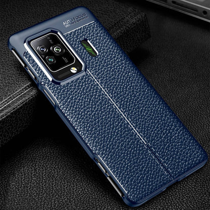 Litchi Texture Phone Cover for Xiaomi Black Shark 5/5 Pro, Drop-proof Protection Slim Cellphone Case