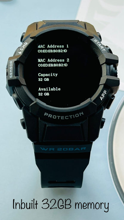 CASIO GSHOCK WITH 32GB BUILT IN MEMORY