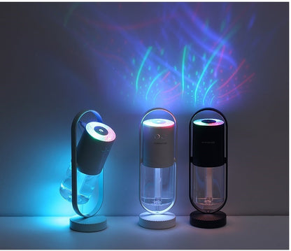 Magic Shadow USB Air Humidifier with Projection Night Lights & Ultrasonic Mist