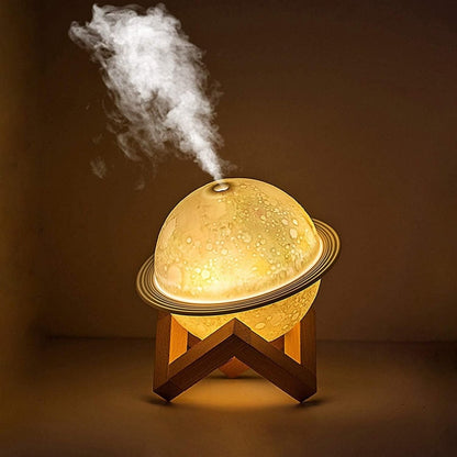 3D Moon Lamp Moonlight Humidifier with Color Changing Night Light