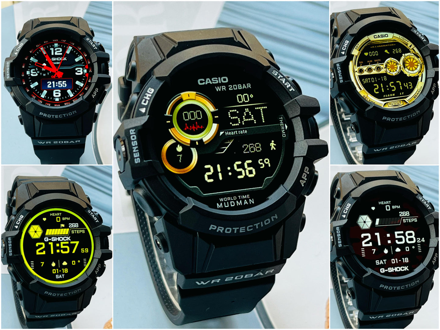 CASIO GSHOCK WITH 32GB BUILT IN MEMORY