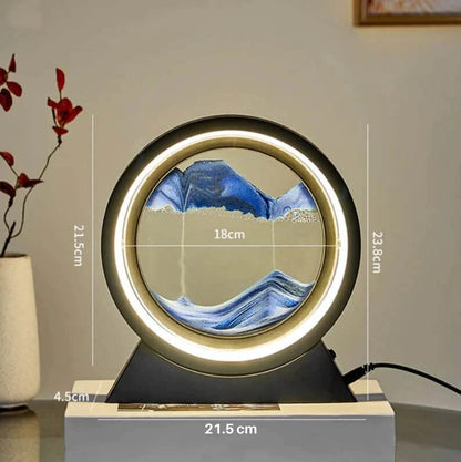 Rotating Sandscape Decorative Lamp