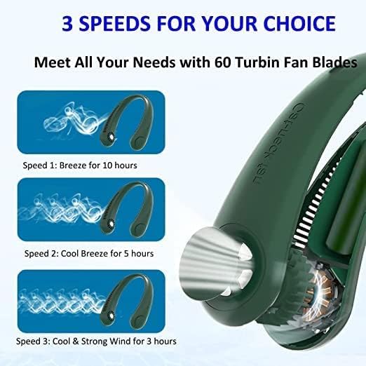 Portable Rechargeable Neck Fan