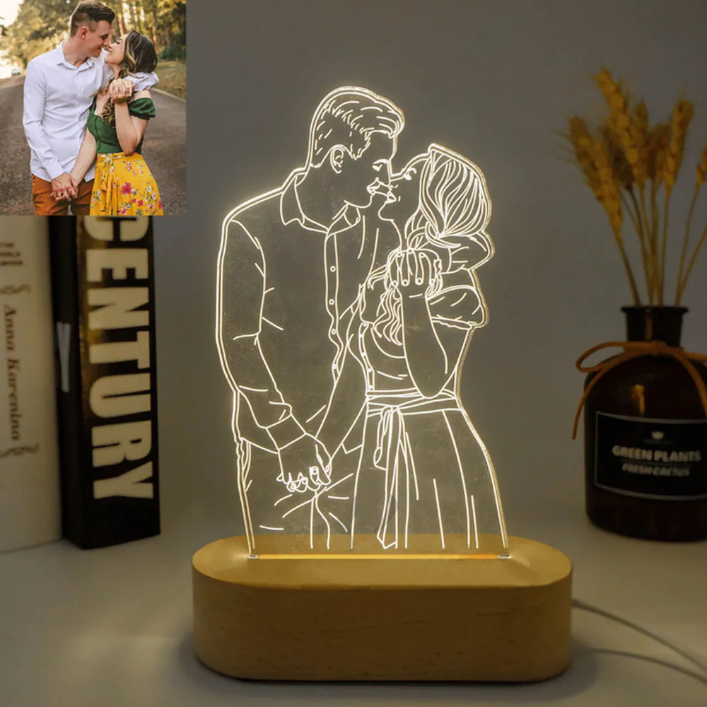 Personalized Led Hologram Lamp