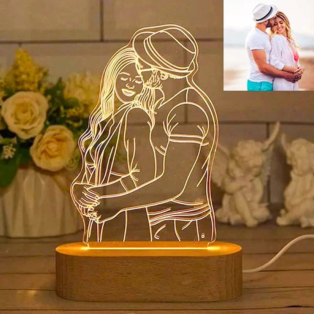 Personalized Led Hologram Lamp