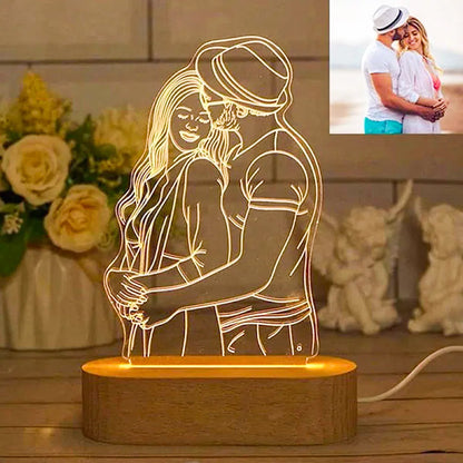 Personalized Led Hologram Lamp