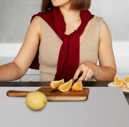 Original Stainless Steel Chopping Board & Kitchen Countertop - 41 x 31 Cm (Big Size) Festival Ready.