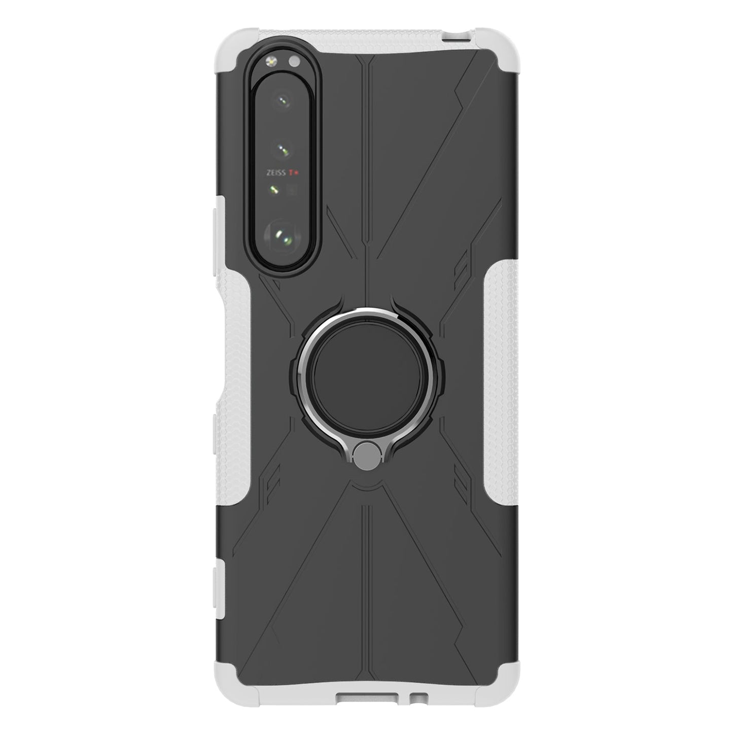 Shockproof Case for Sony Xperia 1 III 5G Anti-Drop Phone Case Hard PC Soft TPU Phone Protector with Kickstand