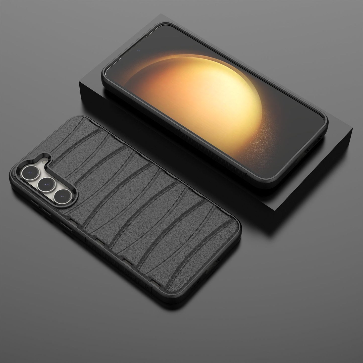 BIBERCAS Heat Dissipation Phone Case for Samsung Galaxy S23 Anti-Scratch TPU Phone Back Cover