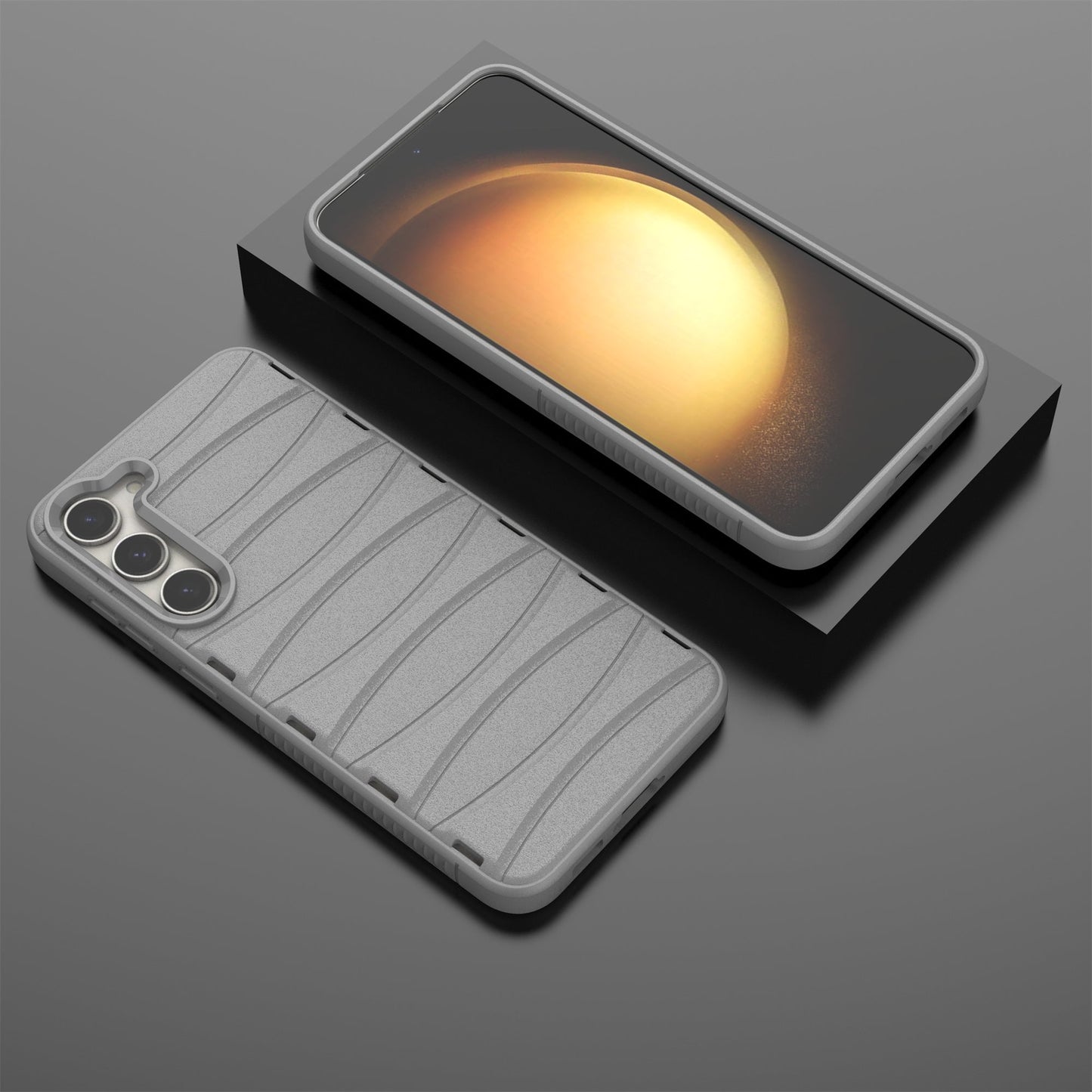 BIBERCAS Heat Dissipation Phone Case for Samsung Galaxy S23 Anti-Scratch TPU Phone Back Cover