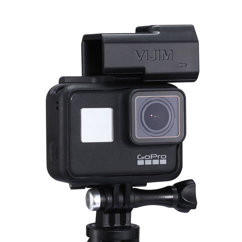 VIGIM GP-3 Sports Camera Cage Expansion Hot Shoe Mic Bracket for GoPro