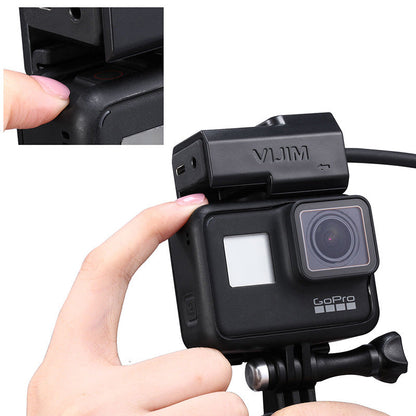 VIGIM GP-3 Sports Camera Cage Expansion Hot Shoe Mic Bracket for GoPro