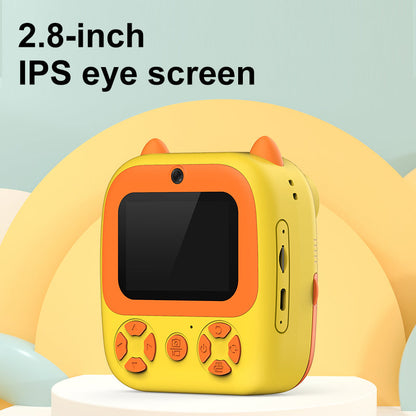 D8 Dual-Lens Children Video Camera Kid's Educational Toy Supporting 128GB Memory Card