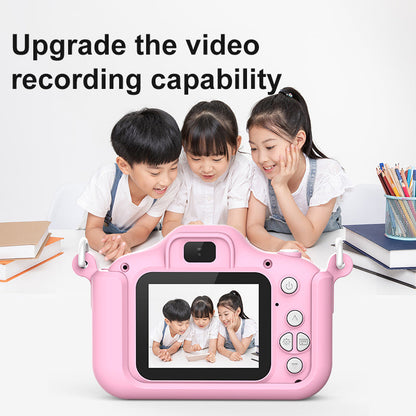 X200 Spaceman Decor Dual-Lens Kid's Educational Camera Mini Size High Definition Children Video Camera Toy for Boys Girls