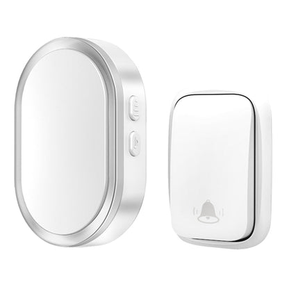 CACAZI FA99 Wireless Self-generating Press Doorbell Home Remote Door Bell, 1 Receiver and 1 Transmitter