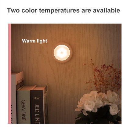 Creative Human Body Sensor Lamp Wardrobe Floor Bedside Control Lamp Smart Home Mini Night Light