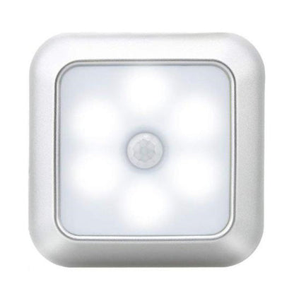 Square Human Infrared Sensor Light Smart Home Wardrobe Aisle Light Control Lamp Creative Night Light