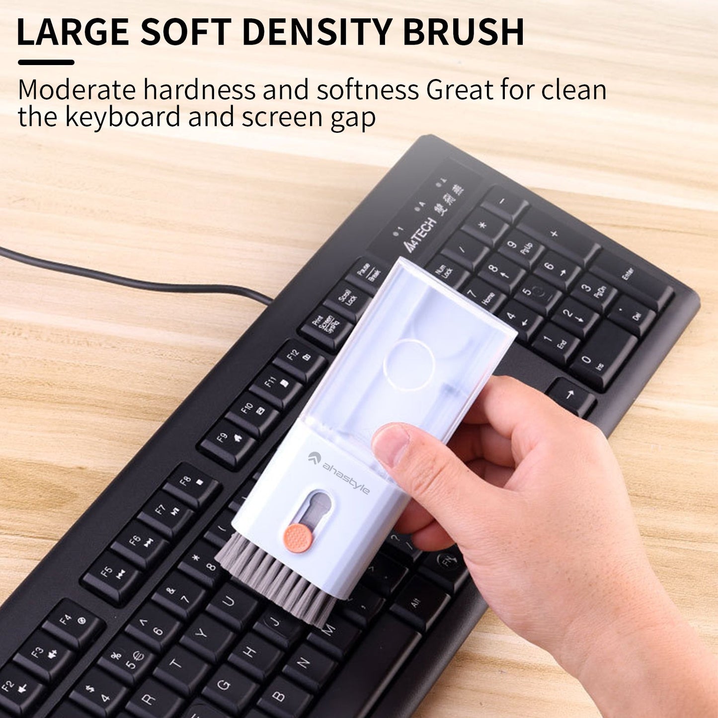 AHASTYLE WG121 10-in-1 Earphone Phone Keyboard Dust Removal Pen Brush Multifunction Cleaning Tool