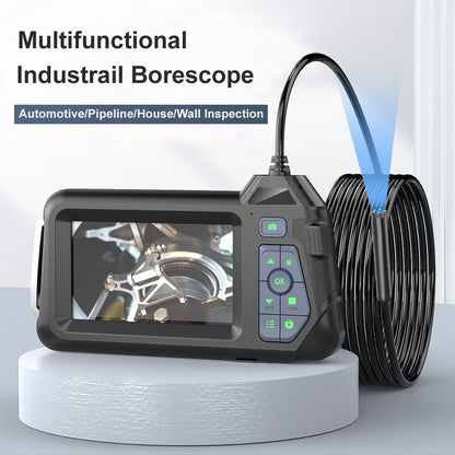 M60 1m Wire Inspection Camera 5mm Single-Lens 4.3-inch HD Screen 6-LED Industrial Endoscope