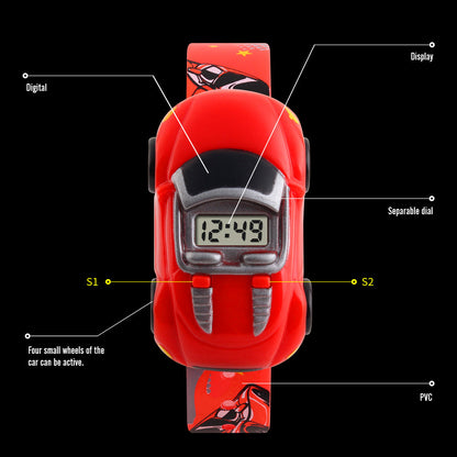 SKMEI 1241 Fashion Car Design Children Wrist Watch Student Electronic Watch