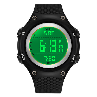 SANDA 2141 Youth Student Outdoor Sports Electronic Watch 50m Water Resistant Night Light Display Watch