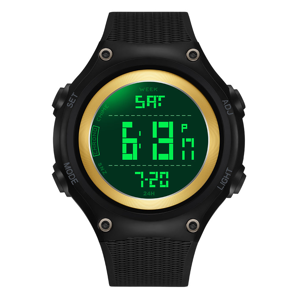 SANDA 2141 Youth Student Outdoor Sports Electronic Watch 50m Water Resistant Night Light Display Watch