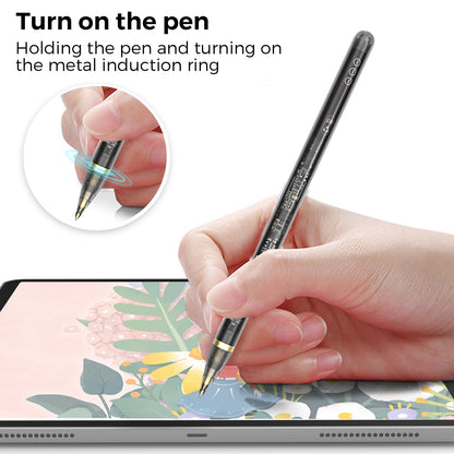 AHASTYLE PE03 Stylus Pen for Apple Tablet 2018-2022 , Magnetic Wireless Charging Pencil with Bluetooth Function