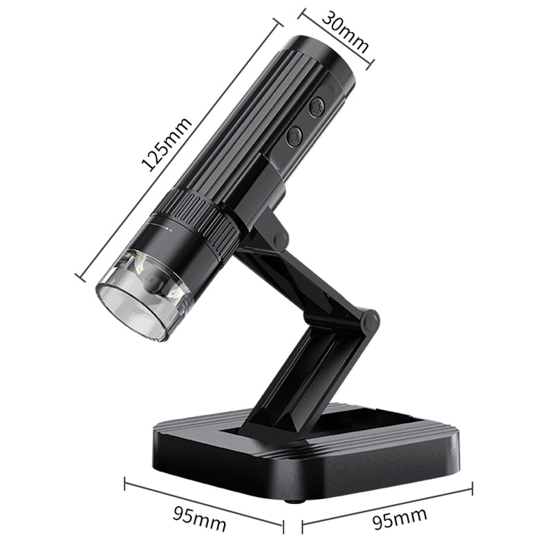 WTM-W1-A Digital Microscope 50X-1000X 2MP 1080P WiFi USB Microscope Camera Magnifier with 8 LED Lights