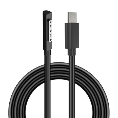 PD 65W Fast Charging Cable for Microsoft Surface RT / Surface Pro 1 2 , Magnetic Type-C Cable Power Supply Wire