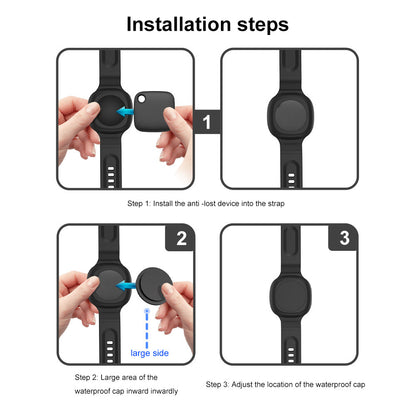 Waterproof Silicone Case for 2022 Tile Mate Bluetooth Tracker Protector Kids Finder Tracker Wrist Strap Cover