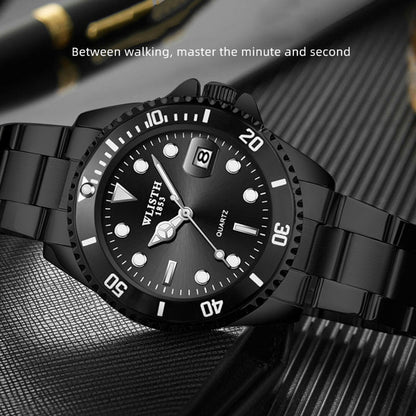 WLISTH 6057 Luminous Watch Daily Life Waterproof Bracelet Wrist Watch Band with Calendar Display Function