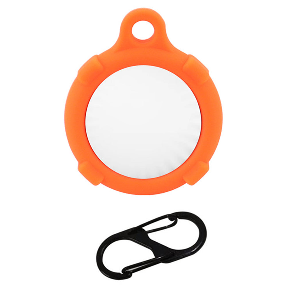 Keyring Case Holder for MOMAX Airtag Tracker Silicone Anti-Scratch Cover with Anti-lost Carabiner Buckle