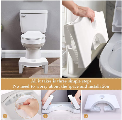 UrbanGooods: Plastic Foldable Anti-Constipation Potty Training Stool with Air Freshener Slot