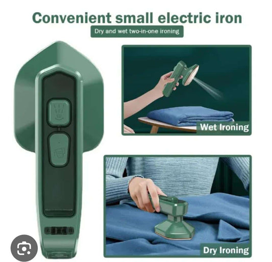 Portable Mini Ironing Machine, Handheld Steam Iron, Travel Garment Steamer