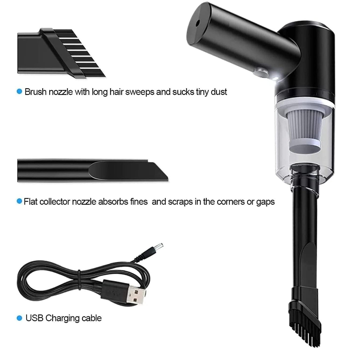 UrbanGooods: 3IN1 Portable Car Vacuum Cleaner with Blower