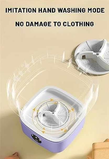 Portable Washing Machine 9L High Capacity with 3 Modes Deep Cleaning