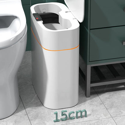 Smart Trash Can with Lid - Automatic Induction Bin for Bedroom, Living Room, and Kitchen Storage