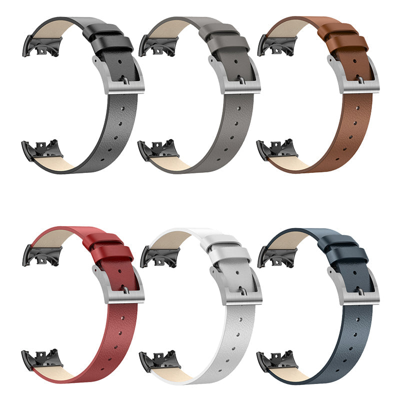 For Xiaomi Smart Band 8 Watch Band Genuine Cow Leather Replacement Straps