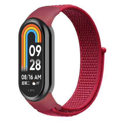 For Xiaomi Smart Band 8 Soft Nylon Watch Band Adjustable Sport Wrist Strap