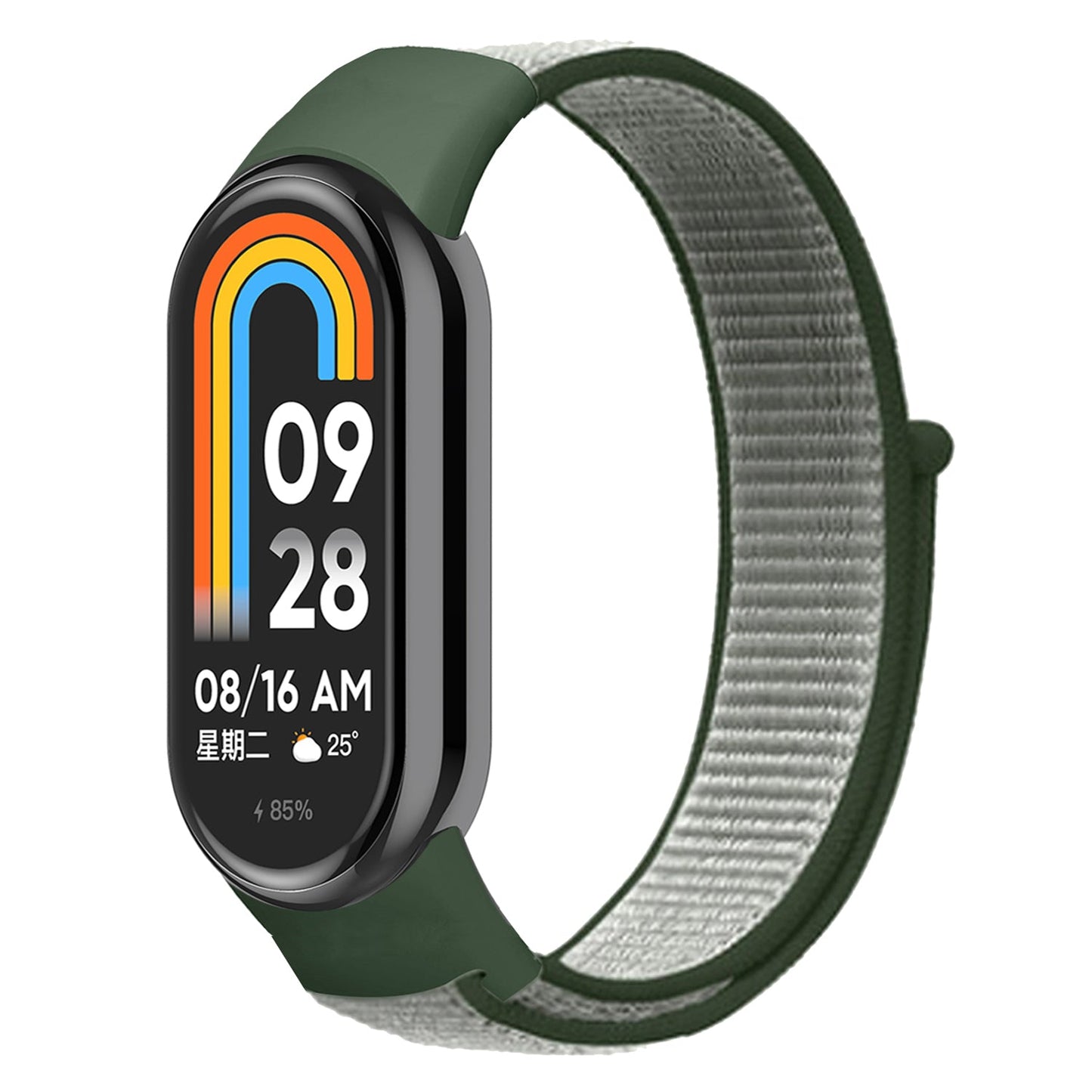 For Xiaomi Smart Band 8 Soft Nylon Watch Band Adjustable Sport Wrist Strap