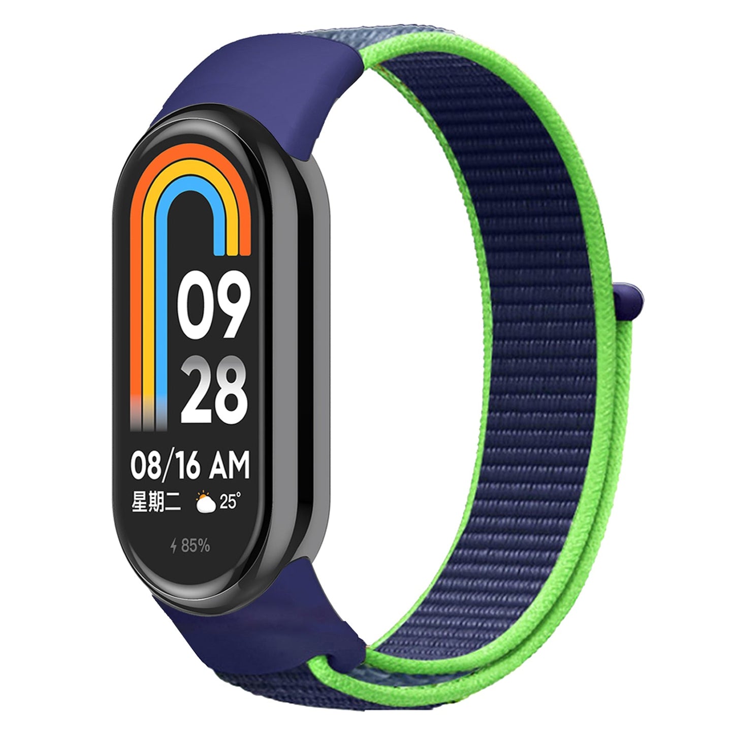 For Xiaomi Smart Band 8 Soft Nylon Watch Band Adjustable Sport Wrist Strap