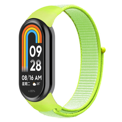 For Xiaomi Smart Band 8 Soft Nylon Watch Band Adjustable Sport Wrist Strap