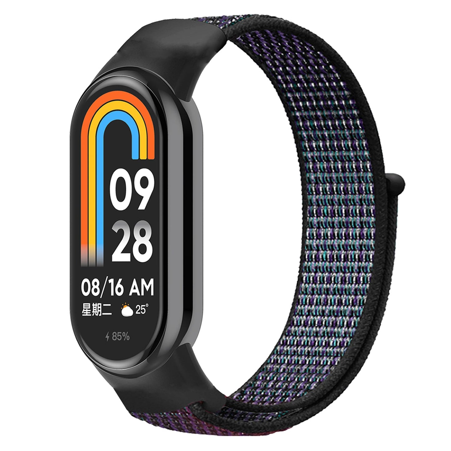 For Xiaomi Smart Band 8 Soft Nylon Watch Band Adjustable Sport Wrist Strap