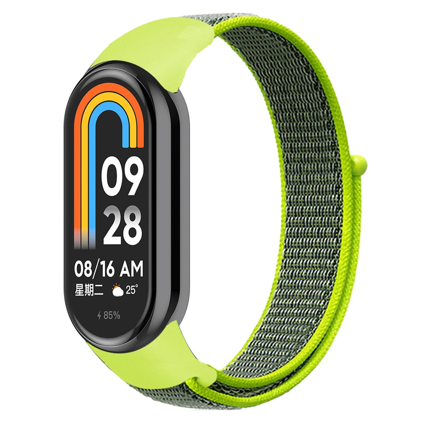 For Xiaomi Smart Band 8 Soft Nylon Watch Band Adjustable Sport Wrist Strap