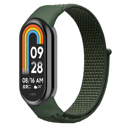 For Xiaomi Smart Band 8 Soft Nylon Watch Band Adjustable Sport Wrist Strap