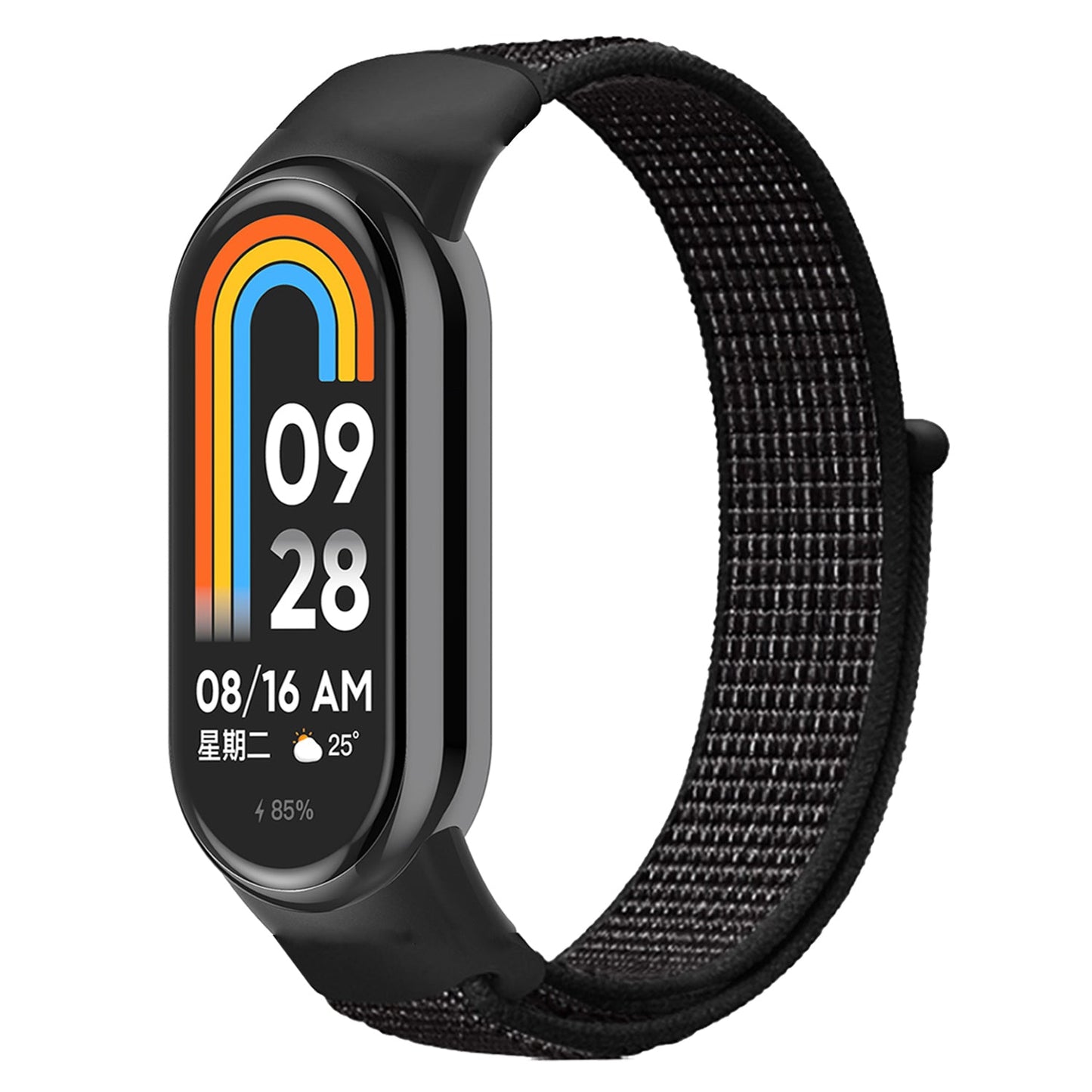 For Xiaomi Smart Band 8 Soft Nylon Watch Band Adjustable Sport Wrist Strap