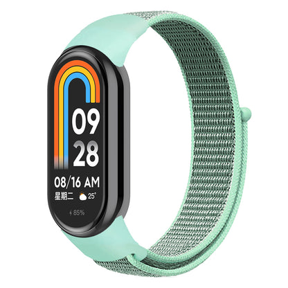 For Xiaomi Smart Band 8 Soft Nylon Watch Band Adjustable Sport Wrist Strap