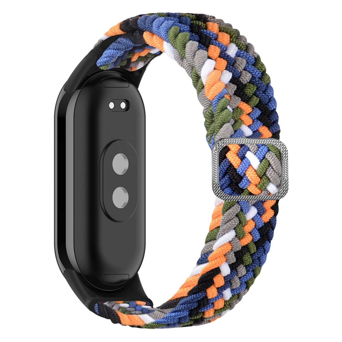 For Xiaomi Smart Band 8 Stretchy Nylon Watch Band Adjustable Braided Sport Strap