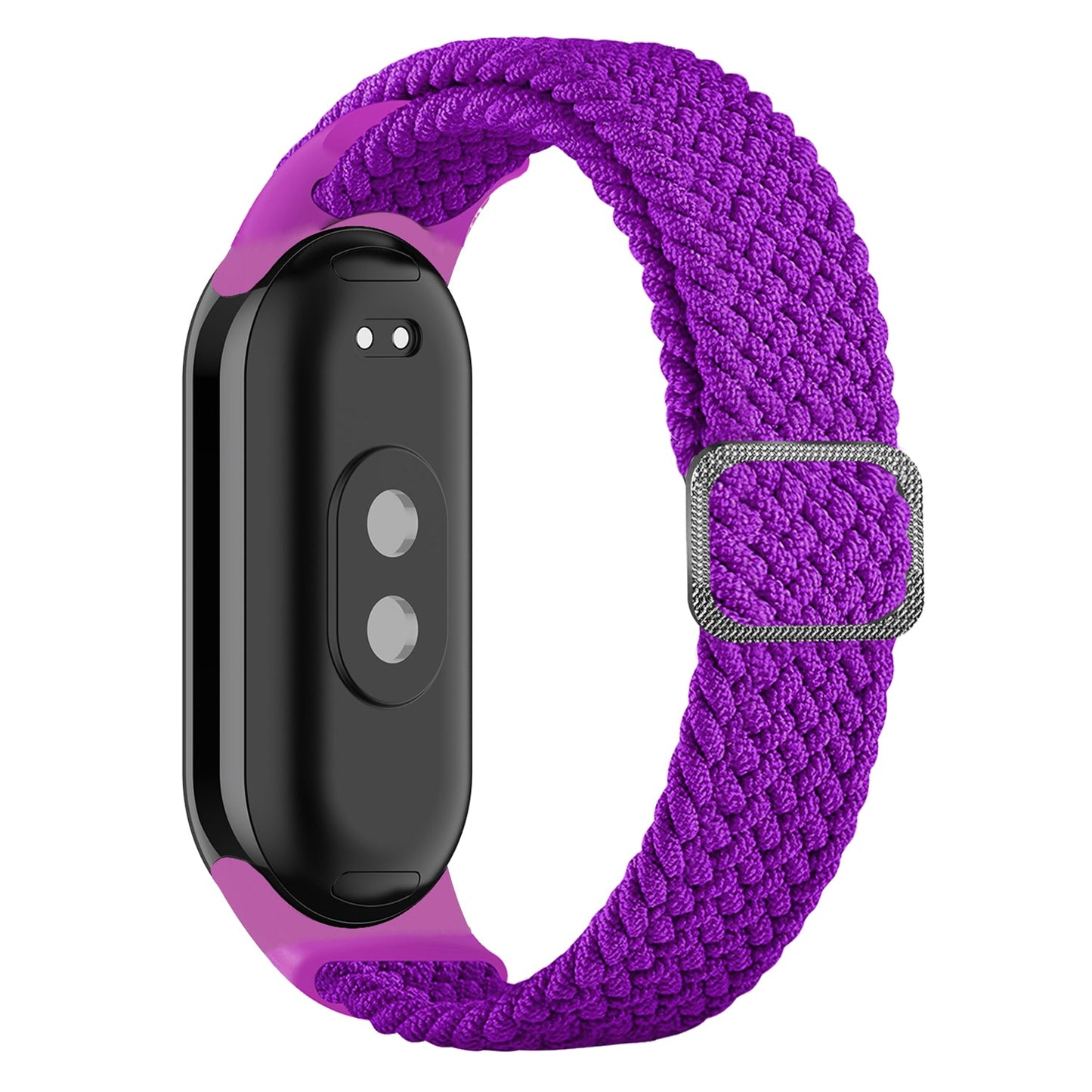 For Xiaomi Smart Band 8 Stretchy Nylon Watch Band Adjustable Braided Sport Strap